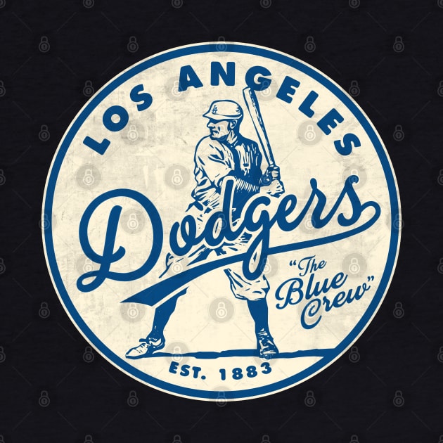 Old Style Los Angeles Dodgers SMALL by Buck Tee by Buck Tee